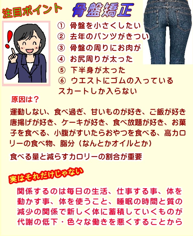 骨盤を小さくする為には運動する？、骨盤をベルトで締め付ける？それとも………何をする？